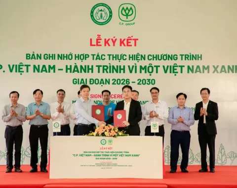 C.P. Việt Nam đặt mục tiêu trồng thêm 1,5 triệu cây xanh