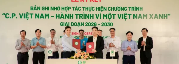 C.P. Việt Nam đặt mục tiêu trồng thêm 1,5 triệu cây xanh