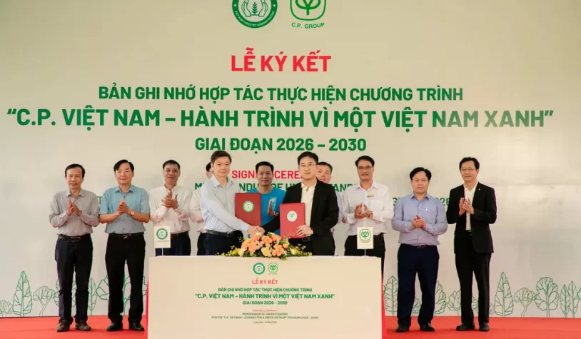 C.P. Việt Nam đặt mục tiêu trồng thêm 1,5 triệu cây xanh