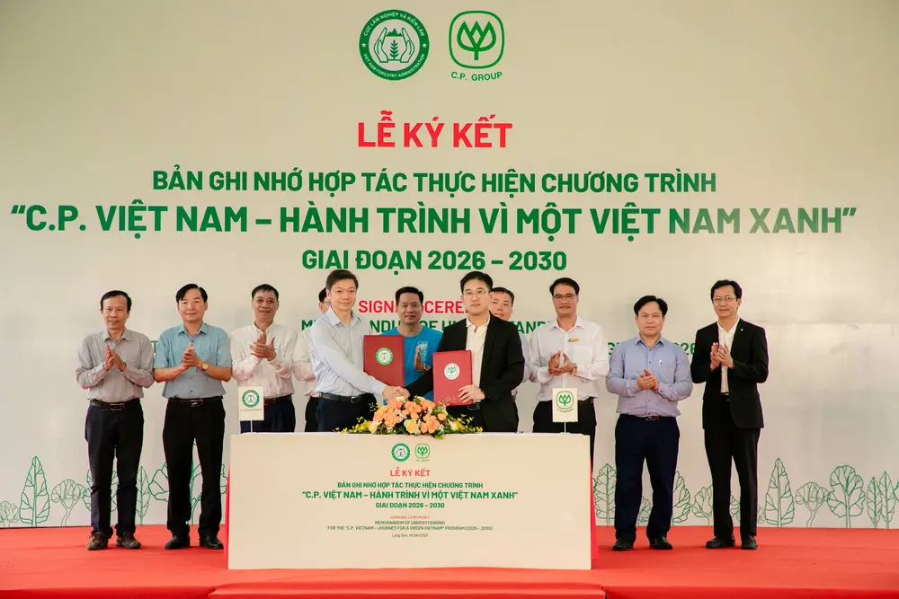 C.P. Việt Nam đặt mục tiêu trồng 1,5 triệu cây xanh: Hành trình Xanh